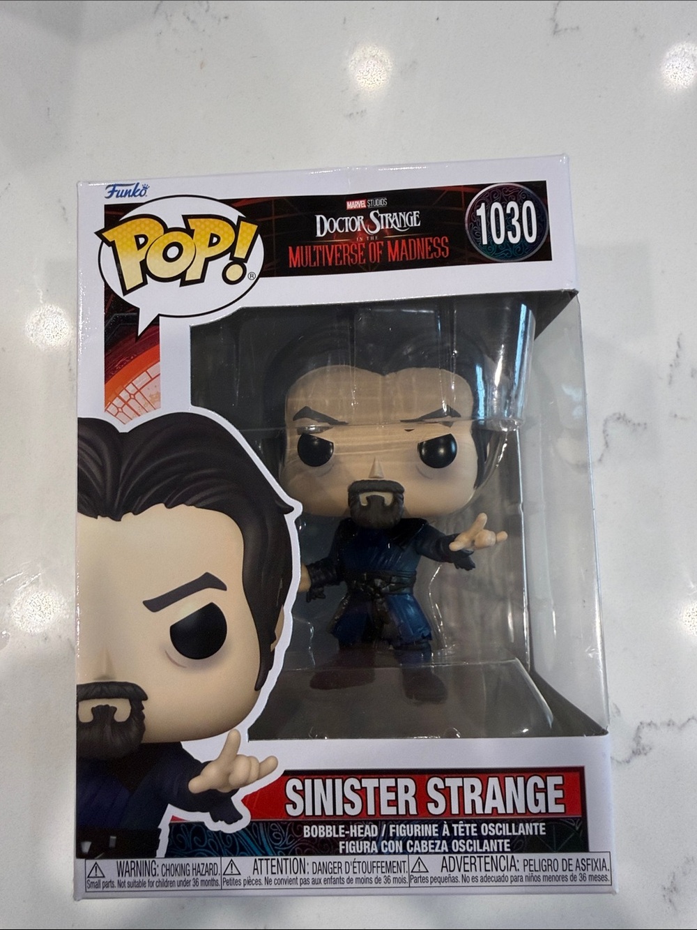 Funko Pop! Sinister Strange - Blue Outfit with Black Hair